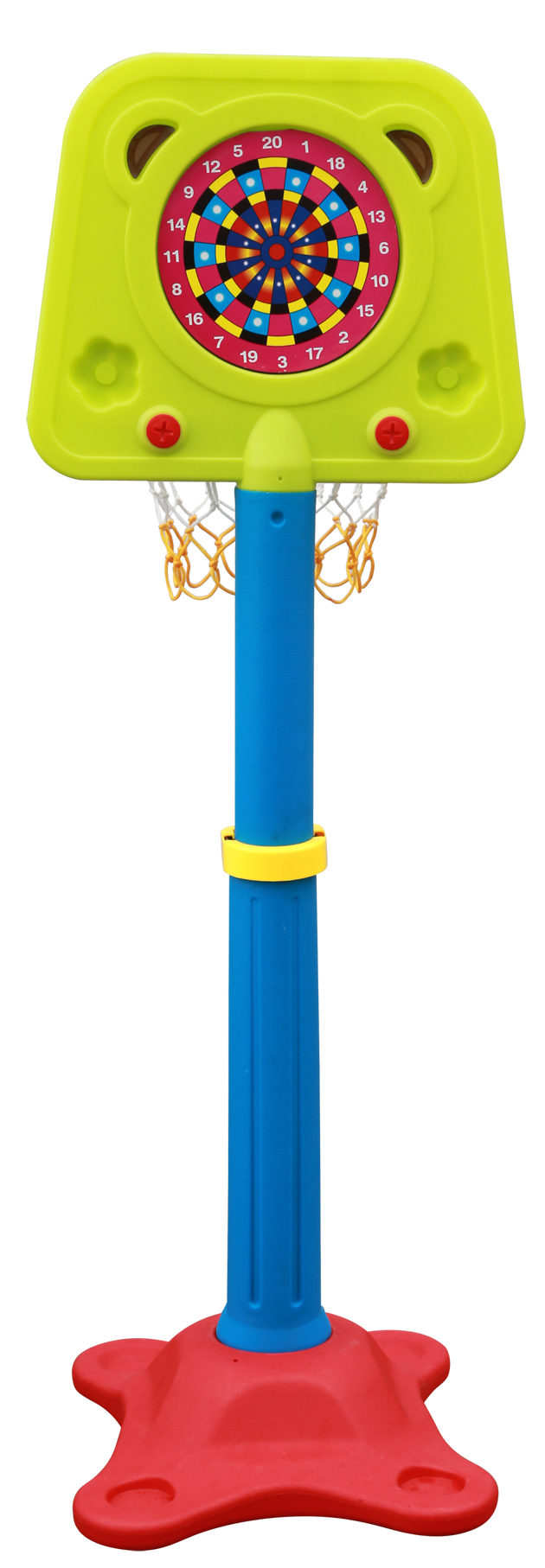 plastic kids small basketball stand for fun with drat