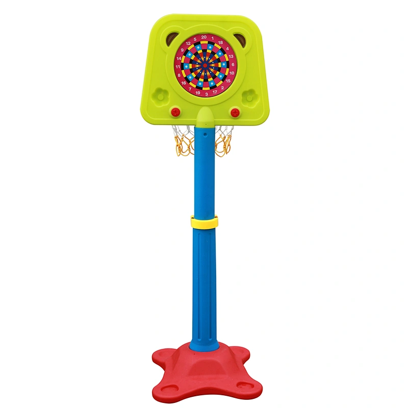plastic kids small basketball stand for fun with drat