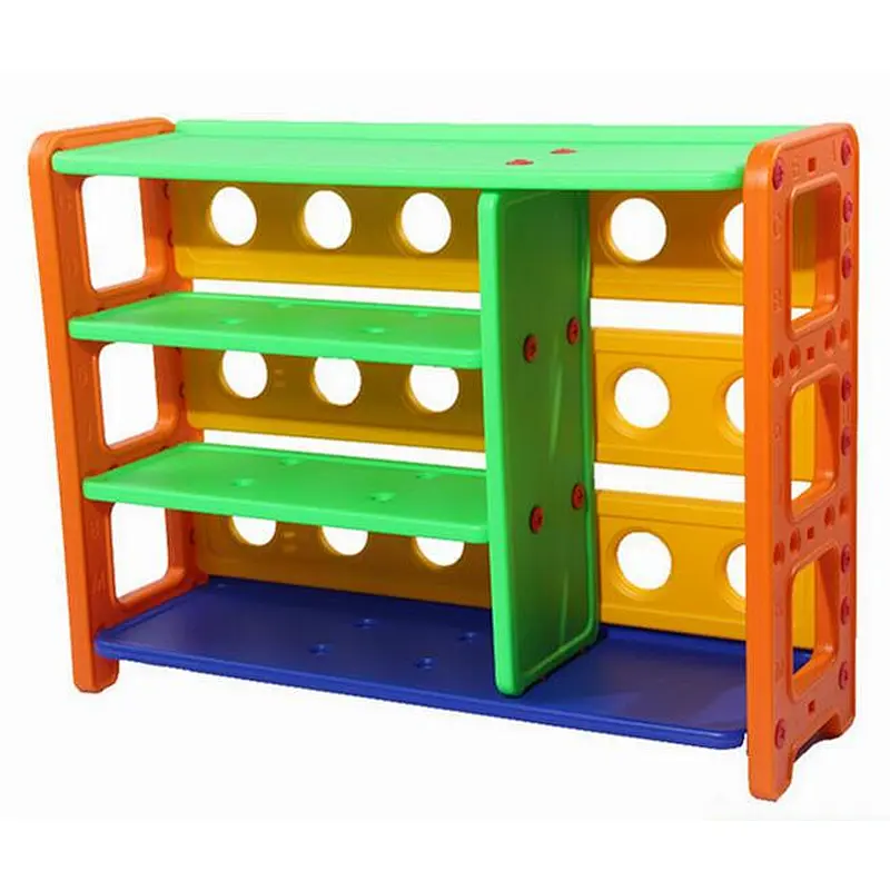 plastic kids multi-functional cabinet kindergarten shelf