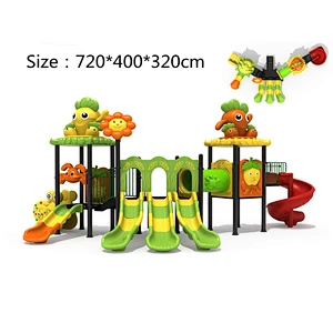 big outside children play ground outdoor swing and slide set for kid for fun