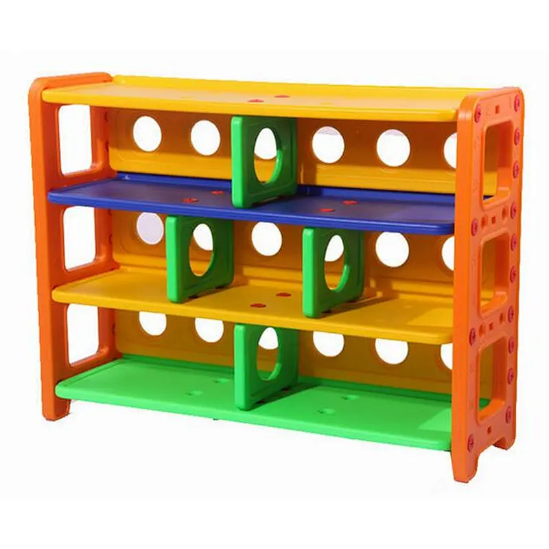 plastic kids multi-functional cabinet kindergarten shelf