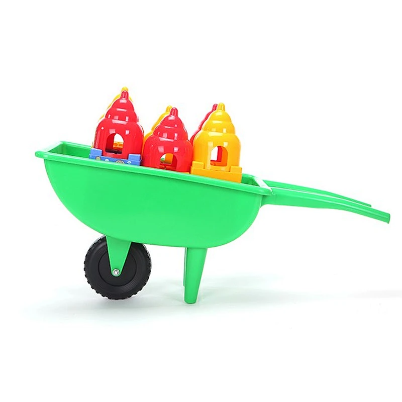 plastic children wheelbarrow-big for fun outdoor play beach