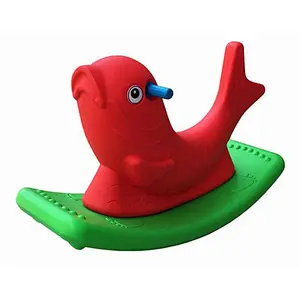 plastic double-color animal rider-fish
