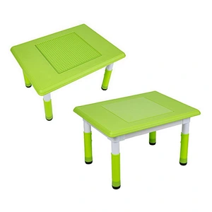 Square Building block Table, lego table with adjustable height