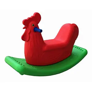 plastic double-color animal rider-cock