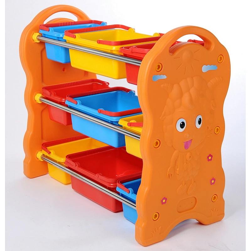 Happy Goat Toy Storage Shelf Toy Rack Cabinet