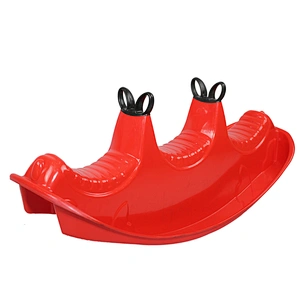 rocker horse seesaw kids playing indoor amusement