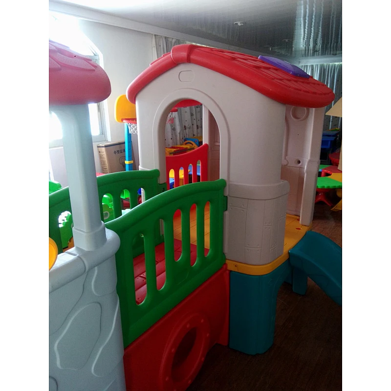 kindergarten school slide and swing set for kids for fun