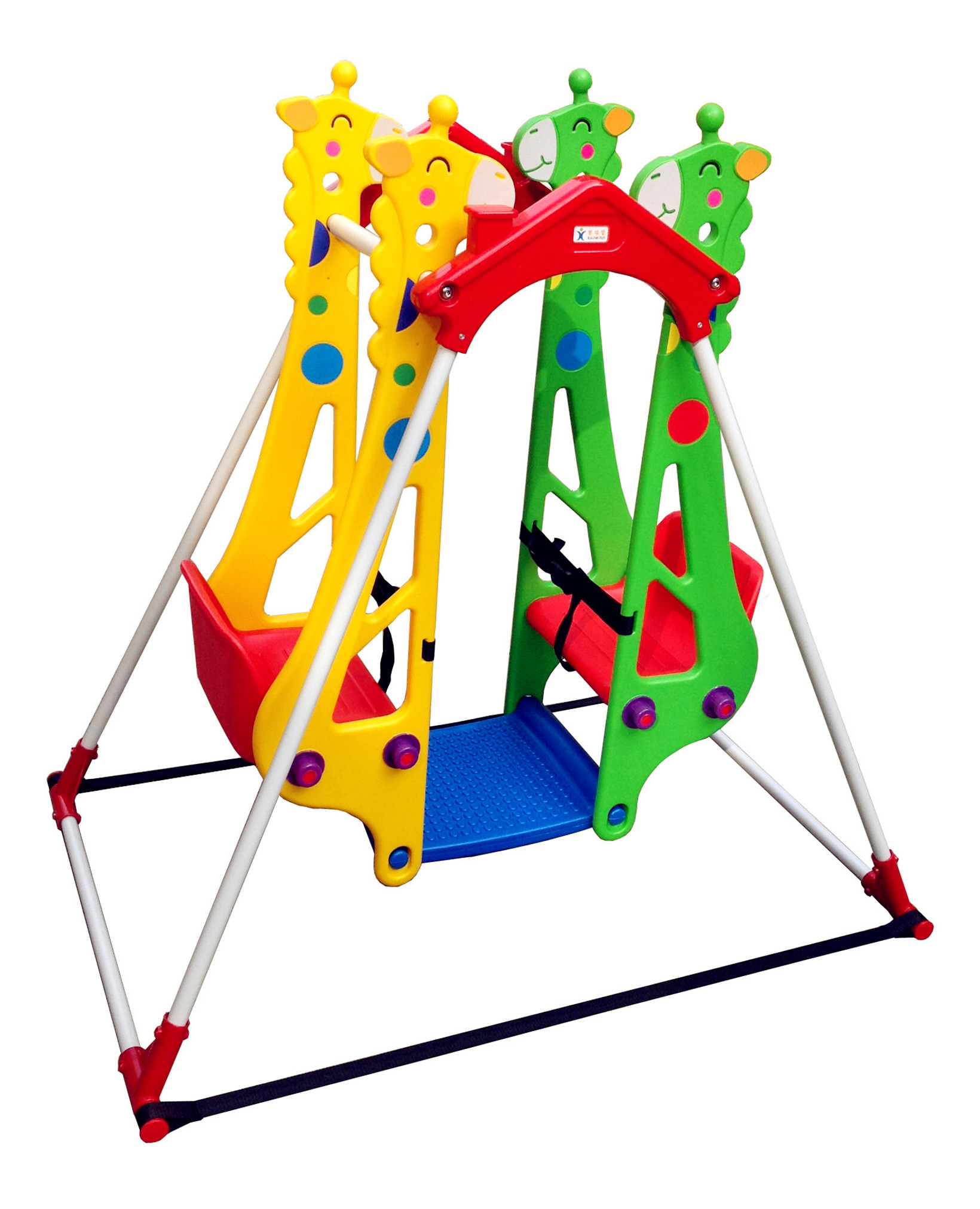 Girrafe Double Swing children toy indoor playground