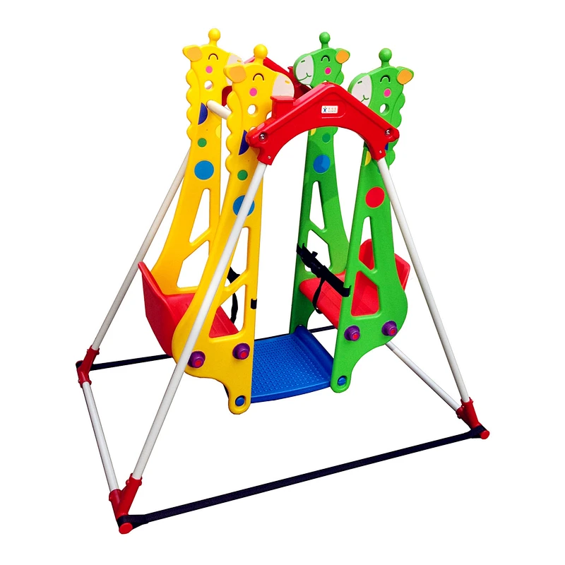 Girrafe Double Swing children toy indoor playground