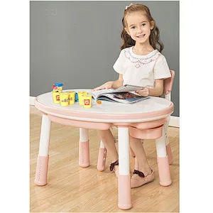 Peanut Building block table with adjustable height
