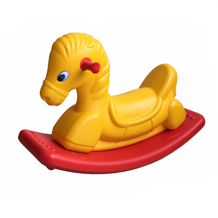plastic double-color animal rider-horse