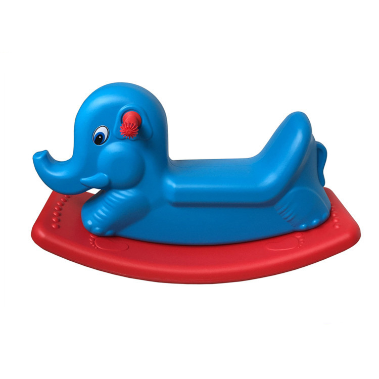 plastic double-color animal rider-elephant