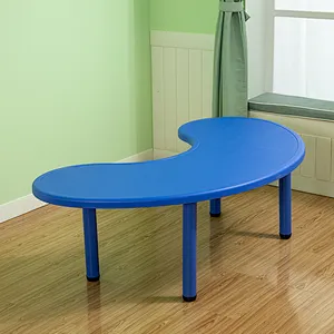 hot sale children table half-moon kids table for kindergarten school