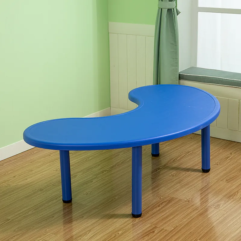 hot sale children table half-moon kids table for kindergarten school
