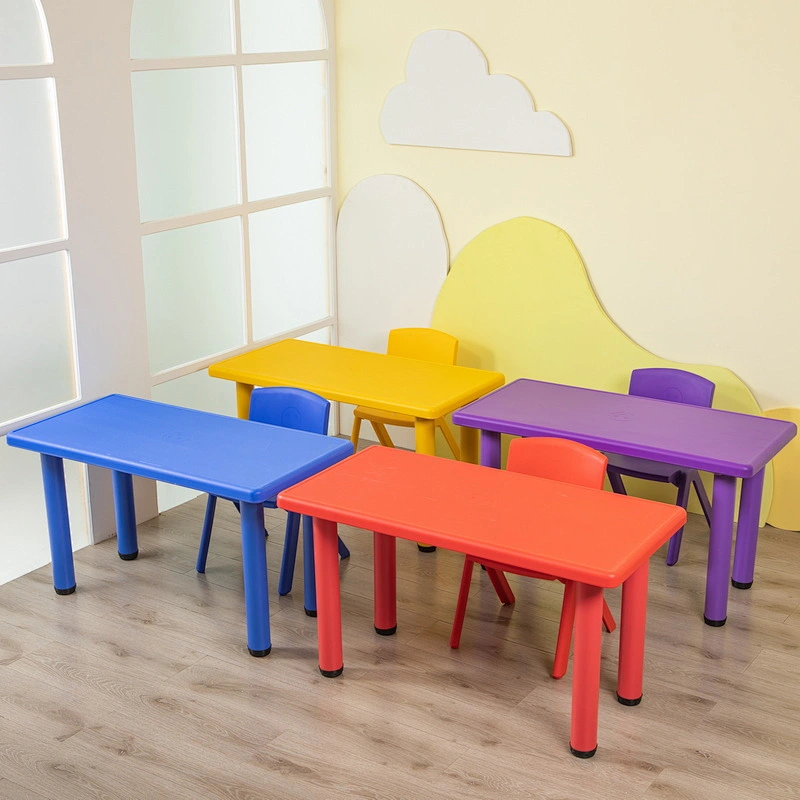 hot sale children table rectangle kids table for kindergarten school