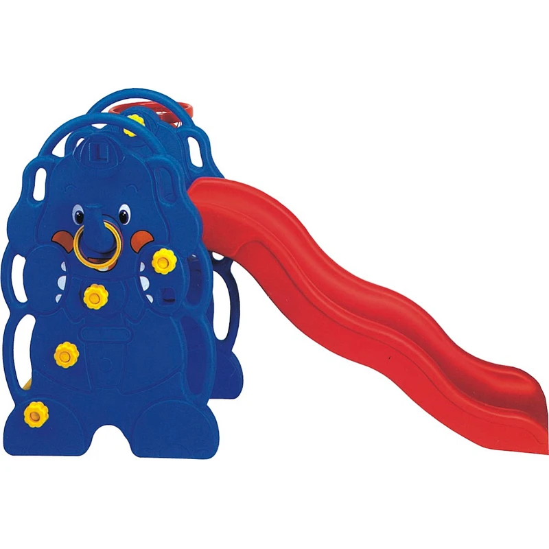 kids animal slide bear and elephant slide for kindergarten or home play
