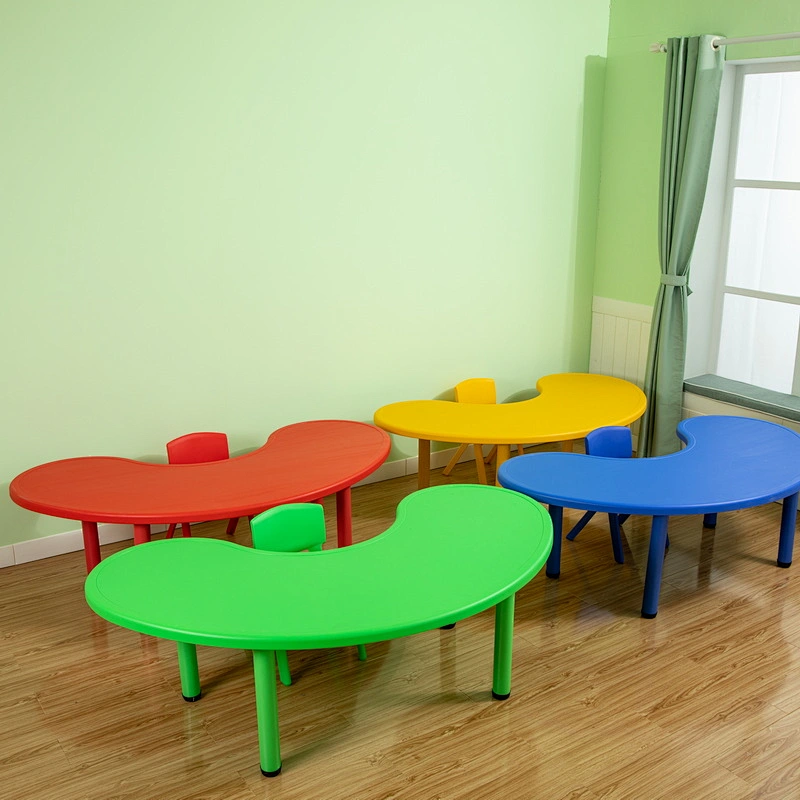 hot sale children table half-moon kids table for kindergarten school