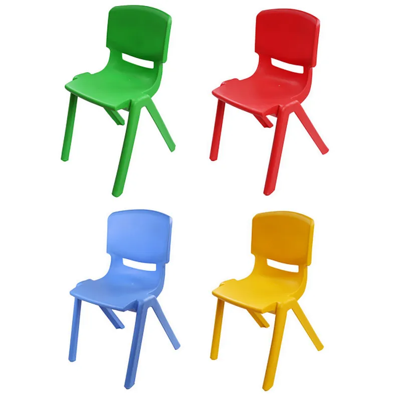 38cm sitting height plastic chair colorful for middle school student