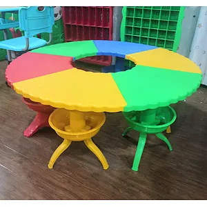 wholesale china made scallop children table for kids kindergarten school