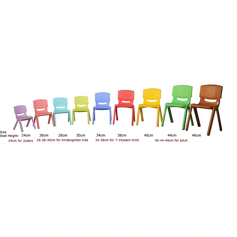 44cm plastic chair adult size for garden office and school leisure chair