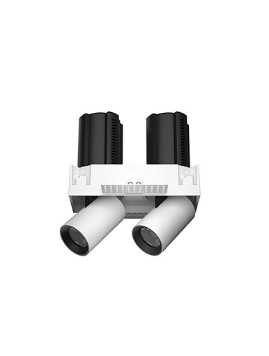 Trimless Twin-head COB LED pull-down downlights manufacturer