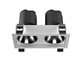 7W X2  COB square multiple downlights for Star Hotel Lighting Furniture showroom lightightng Comercial lighting