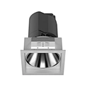 Square Recessed Anti-glare HD lens COB LED downlights manufacturer