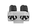 20Wx2 LED Twin-head Trimless Square COB Light for Commercial Lighting