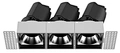 Trimless Free Spliced heads COB LED multiple donwlights Spotlights for Decoration Lighting