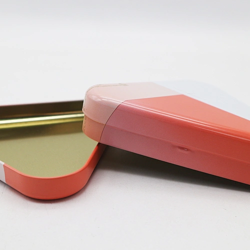 Triangle shaped candy tin