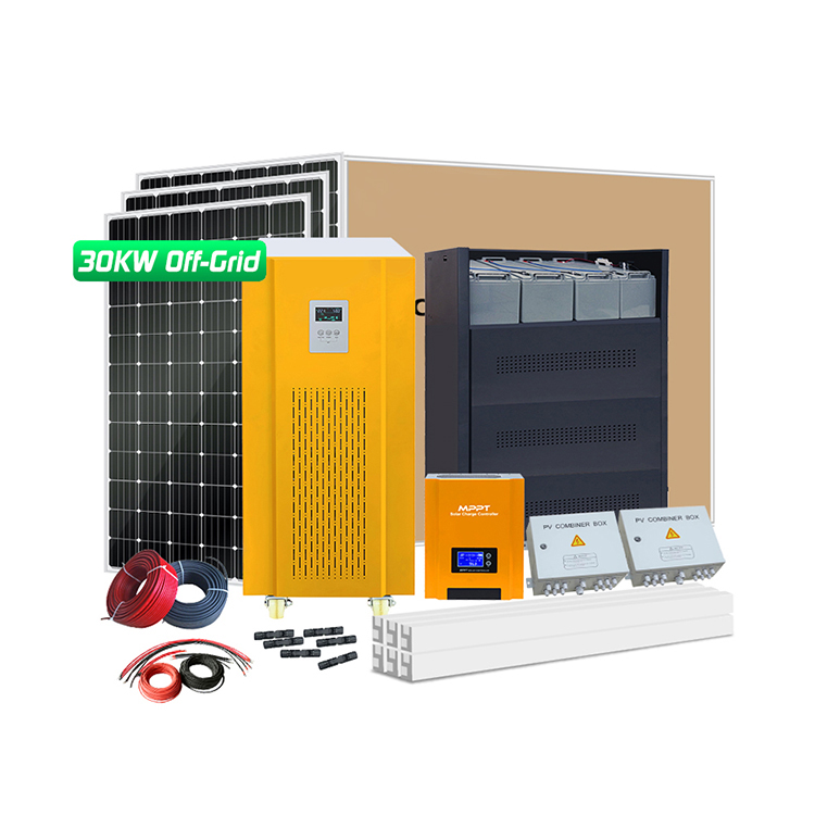 Wholesale Portable 30kw off grid Solar Energy Power Station 30kw hybrid Solar Power inverter system price complete set