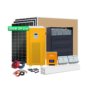 Wholesale Portable 30kw off grid Solar Energy Power Station 30kw hybrid Solar Power inverter system price complete set
