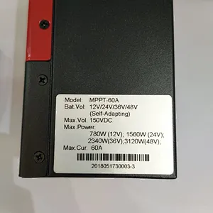 High Quality 60A MPPT Solar Charge Controller For Off Grid Solar System