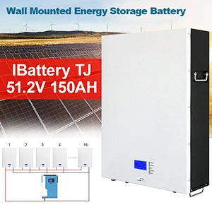 Wall-mounted 51.2V150AH power home energy storage power base station lithium iron LiFePO4 battery