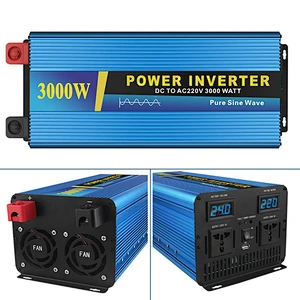 High Power Solar Inverter 220V DC To AC 1000W 2000W 3000Watt Pure Sine Wave Inverter