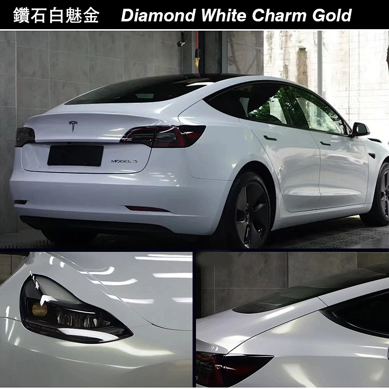Diamond White Change Series Car Color Change Film Whole Body Modification Film Whole Vehicle Color Change Sticker