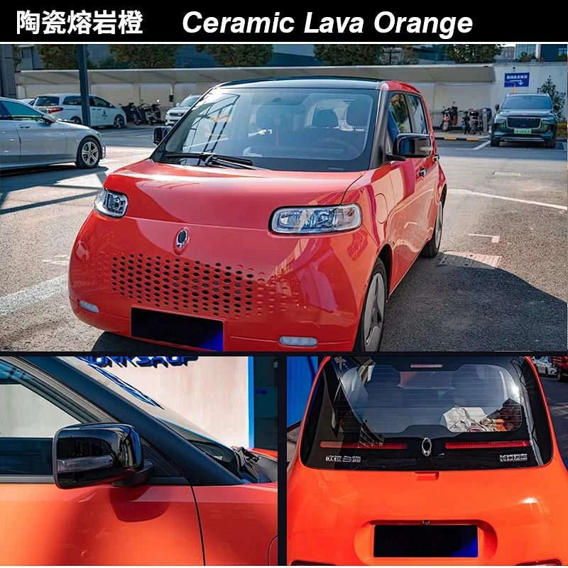 Ceramic series car color change film full car film ceramic army green car film color change sticker matte army green