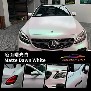 Car film   wrapping film    packaging  car wrapping  car sticker   protective film Matte Dawn White Series Car Color Change Film Whole Body Modification Film Whole Vehicle Color Change Sticker