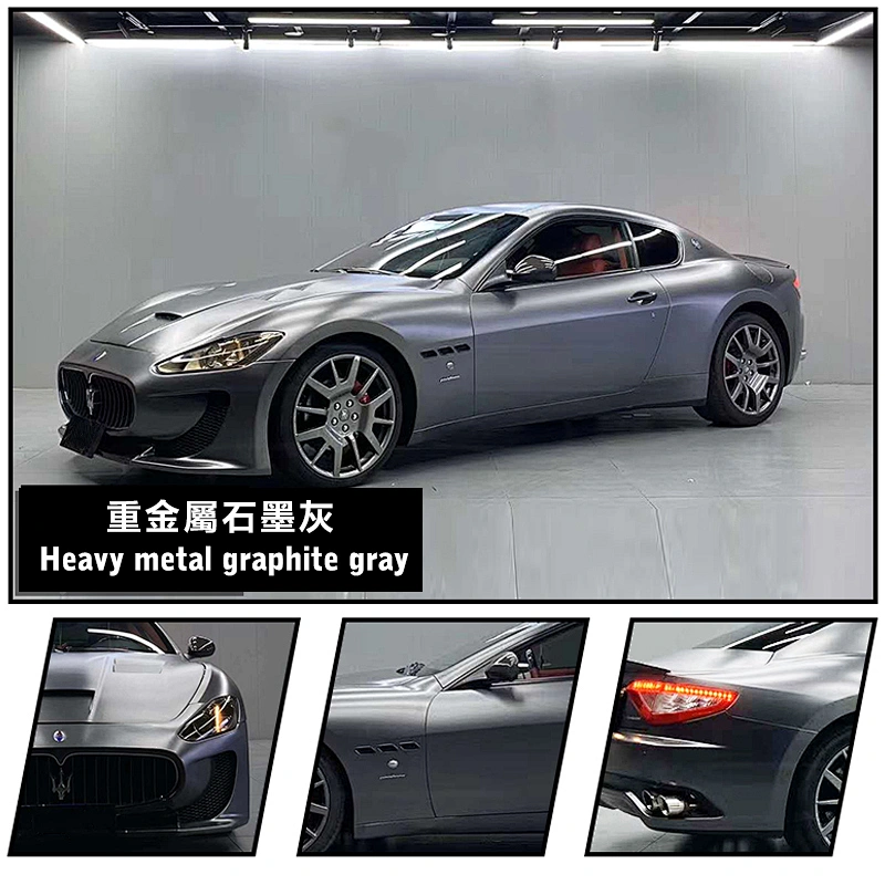 Heavy metal car color change film, full body modification film, whole vehicle matte graphite gray color change sticker