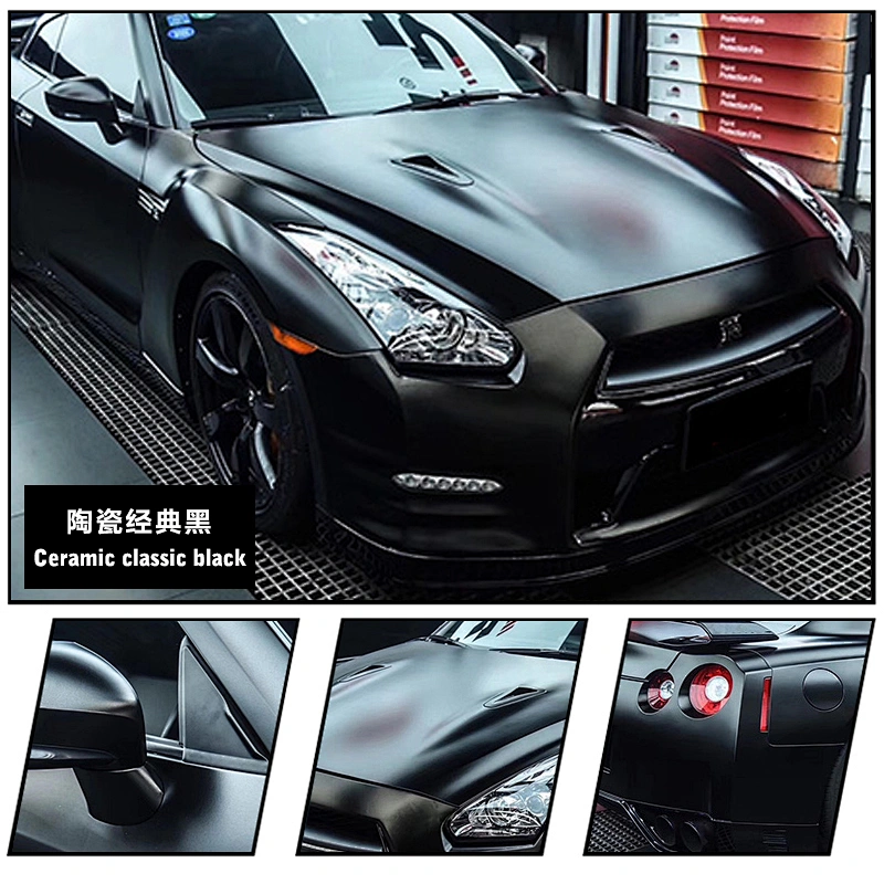 Ceramic series car color change film full car film ceramic army green car film color change sticker matte army green