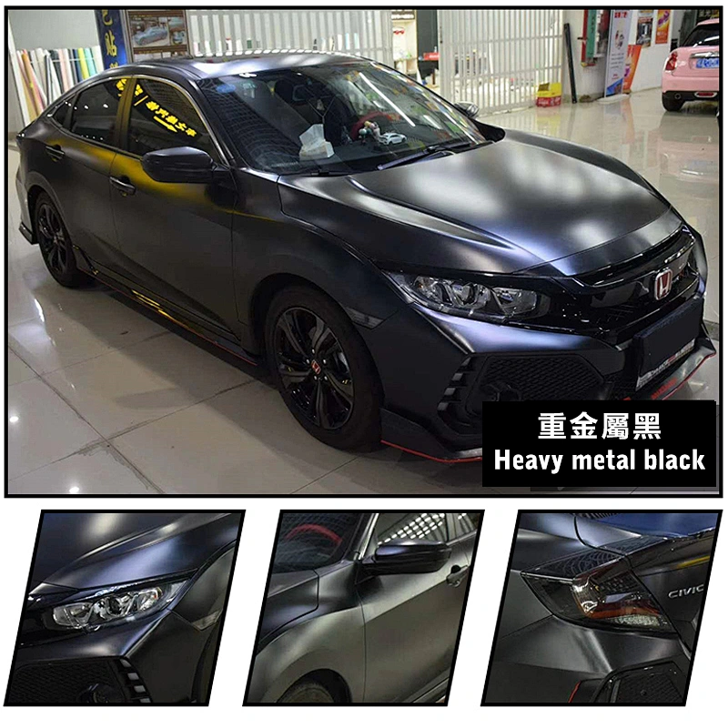 Heavy metal car color change film, full body modification film, whole vehicle matte graphite gray color change sticker