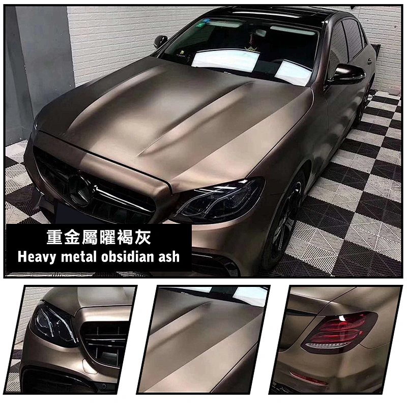 Heavy metal car color change film, full body modification film, whole vehicle matte graphite gray color change sticker