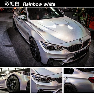 Rainbow laser car color change film full body modification film whole vehicle electroplating silver color change sticker