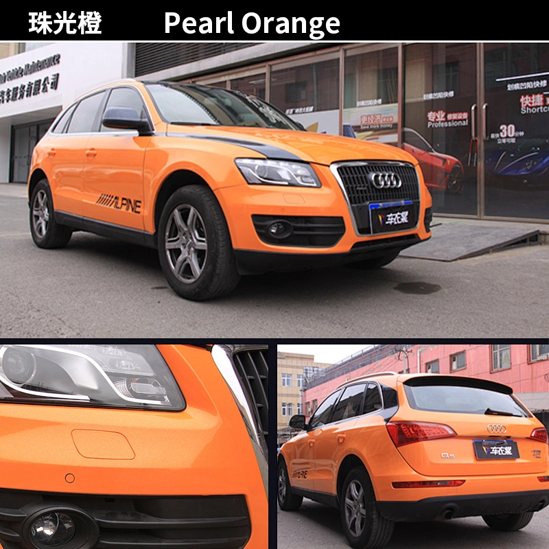 Pearly series car color change film full car film Tiffany car film color change sticker pink sky blue