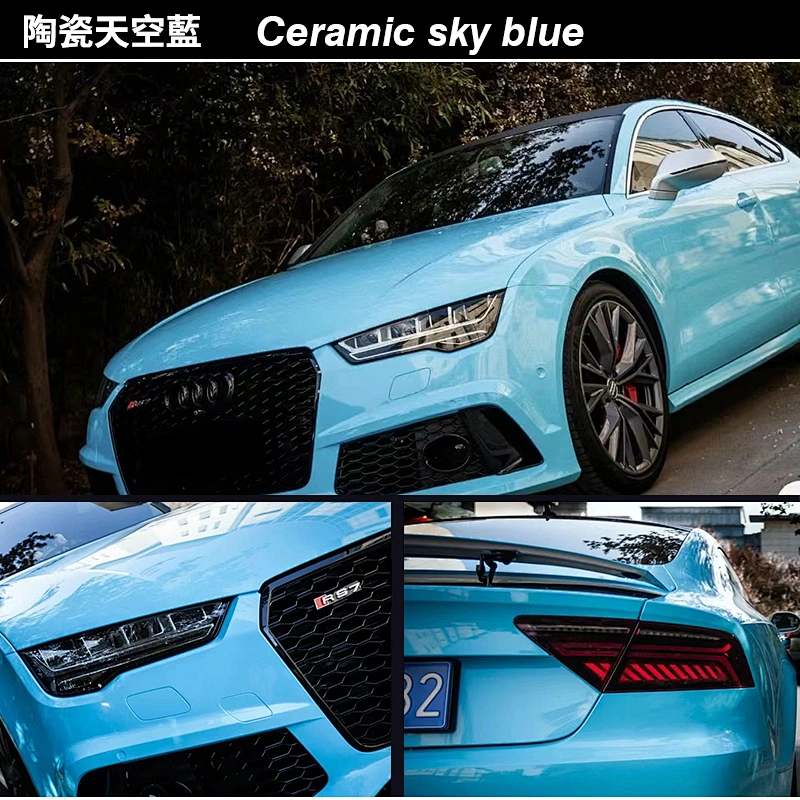 Ceramic series car color change film full car film ceramic army green car film color change sticker matte army green