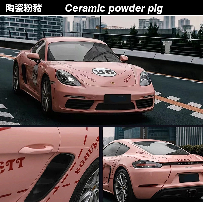 Ceramic series car color change film full car film ceramic army green car film color change sticker matte army green