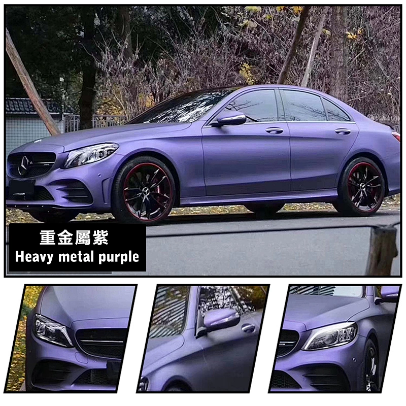 Heavy metal car color change film, full body modification film, whole vehicle matte graphite gray color change sticker