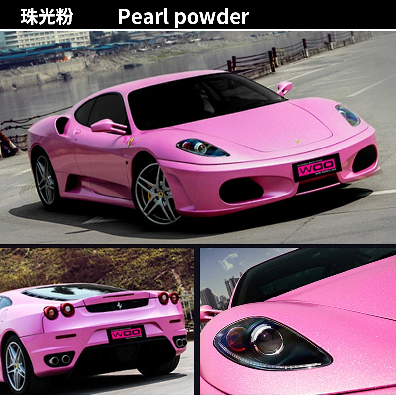 Pearly series car color change film full car film Tiffany car film color change sticker pink sky blue