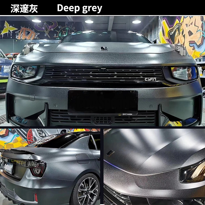 Heavy metal car color change film, full body modification film, whole vehicle matte graphite gray color change sticker